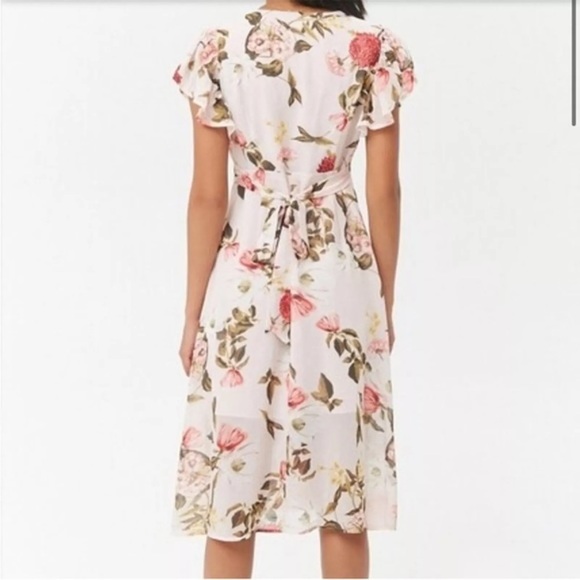 Forever 21 Floral print Spring Midi Dress - Picture 5 of 9